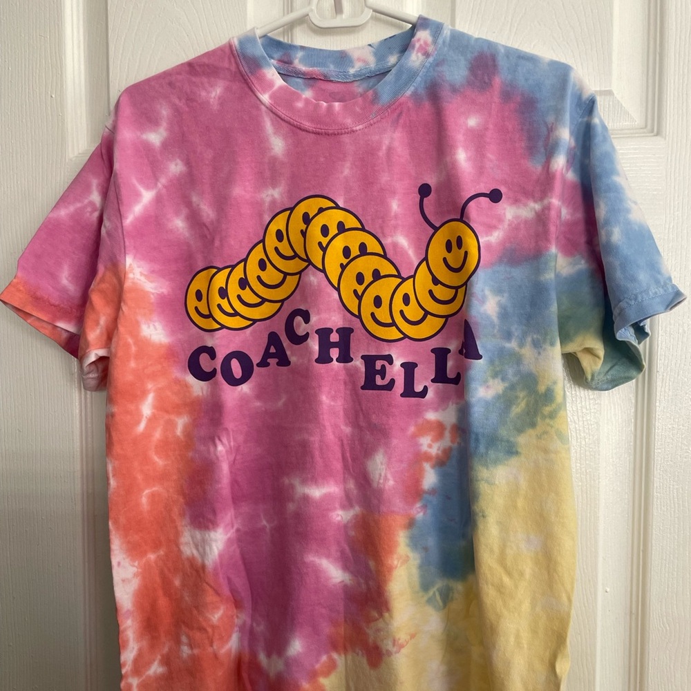 Coachella Caterpillar Tee Tie Dye Medium